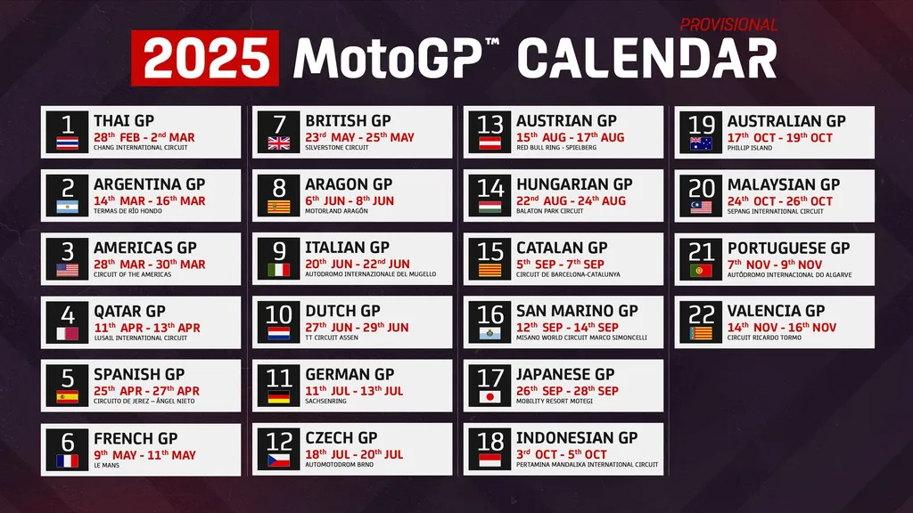 ตารางแข่ง MotoGP 2025 แข่งวันไหน ดูที่ไหน ในไทยจัดยังไง สรุปมาให้แล้ว